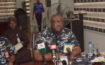 DIG Moses Jitoboh mni Visits Ahead Of Gubernatorial Elections As Political Parties Signs Peace Accord At The Delta State Police Command.
