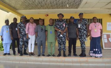 CP Mamman U. Sanda fdc visits INEC office as he solicit cooperation in Gubernatorial Election, Delta State.