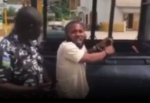 “Is that a police station?,” man roars at Delta police officers who threatened to kill him over N100K
