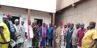 Council of Ezes in Lagos storm Alaba International market to confirm reports of demolition of complexes, Laments over traders loss.