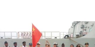 China visits Nigeria with three warships to strengthen bilateral relations.