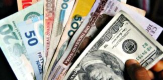 Naira loses N156 against dollar, trades at N1,329/$1 at official window