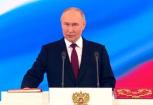 Putin sworn in for 5th term as Russian president