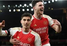 Arsenal maintain title bid with Bournemouth thrashing