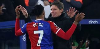 Olise stars as Palace thrash Man Utd 4-0