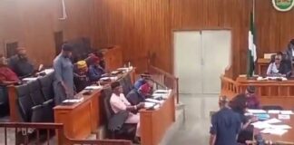 Free for all fight erupts as lawmakers impeach Cross River Assembly Speaker (Video)