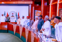 Tinubu chairs first Council of State meeting; Jonathan, Buhari in attendance