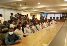 Rescued medical students meet IGP Egbetokun in Abuja
