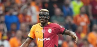 Osimhen finally opens goals account with Galatasaray, sustains injury
