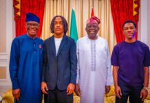 PHOTOS: Wike, sons visit Tinubu in Lagos