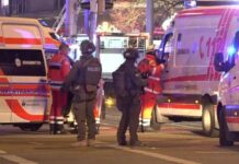 One dead, about 70 injured as car crashes into German Christmas market