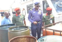 Navy Intercepts Boat Carrying 4,000 Litres of Suspected Diesel in Lagos