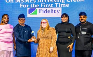 Fidelity Bank Wins DBN Award for Expanding First-time Credit Access to MSMEs