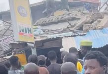 Many Trapped As Three-Storey Building Collapses In Lagos