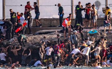 Thousands Breach Border into Spain’s Ceuta Enclave from Morocco
