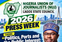 NUJ Lagos Unveils 2026 Press Week Programme, Dakuku Peterside to Lead Public Lecture