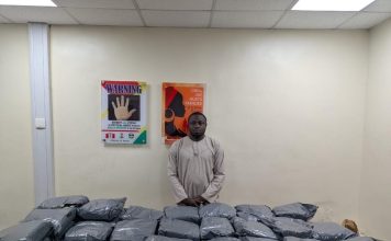 NDLEA intercepts colos shipments from UK, uncovers opioids in loaves of bread, speakers