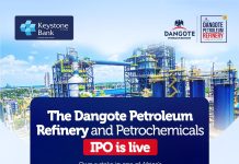 Keystone Bank Named Receiving Agent for Dangote Refinery Public Offer, Opens Subscription Access to Investors