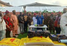 Eze Chika Nwokedi Celebrates Iriji Festival, Gifts Guests Cash, Foodstuffs, Other Items